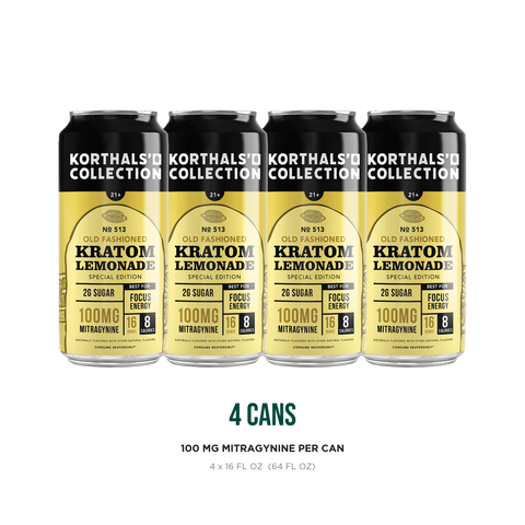 No. 513 Kratom Old Fashion Lemonade 16oz - 4pk