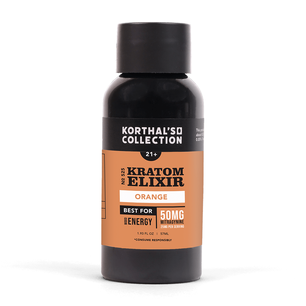No. 525 Kratom Orange Elixir 50mg - Shop CBD Kratom