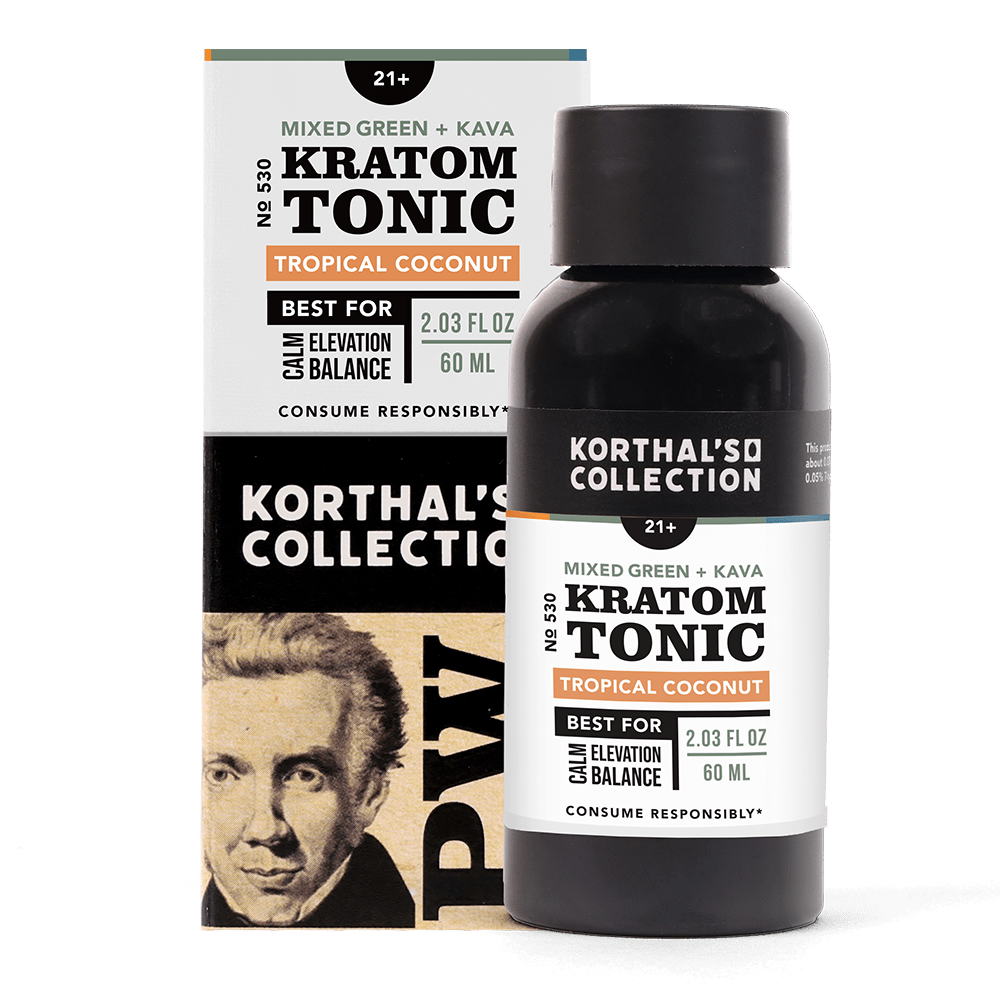 No. 530 Mixed Green Kratom & Kava Tonic, 3 Pack - Shop CBD Kratom