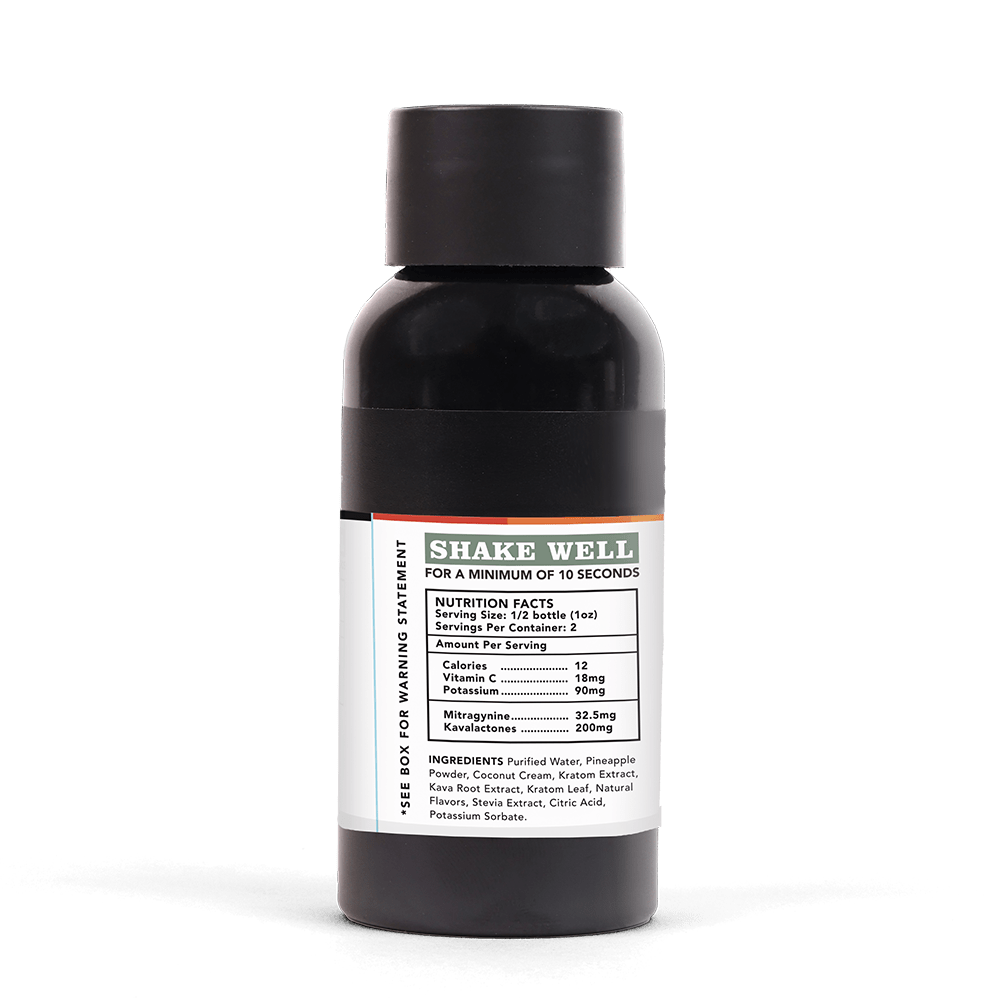 No. 530 Mixed Green Kratom & Kava Tonic, 3 Pack