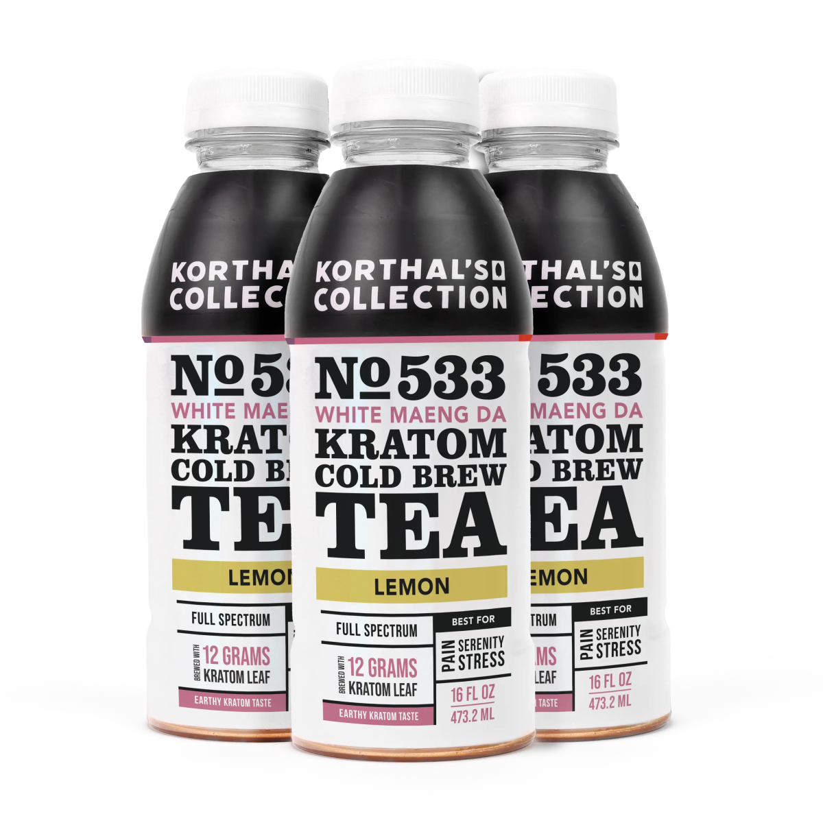 No. 533 Kratom Cold Brew Tea White Maeng Da, 3 Pack - Shop CBD Kratom