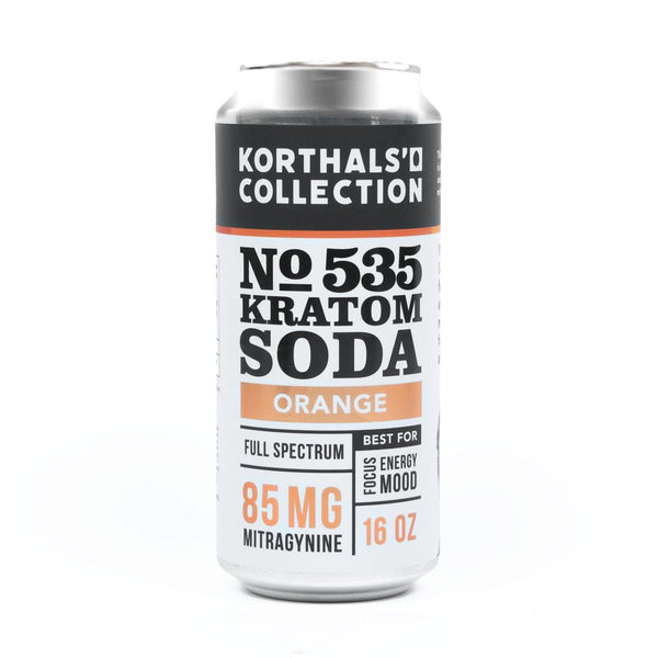 No. 535 Kratom Soda - Orange - Shop CBD Kratom