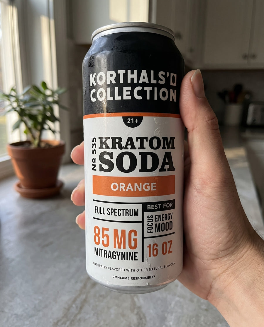 No. 535 Kratom Soda - Orange, 4 Pack product photo 1