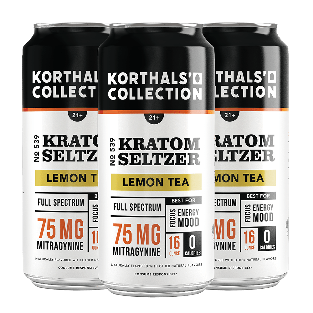 No. 539 Lemon Kratom Seltzer, 4 Pack - Shop CBD Kratom