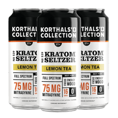 No. 539 Lemon Kratom Seltzer, 4 Pack