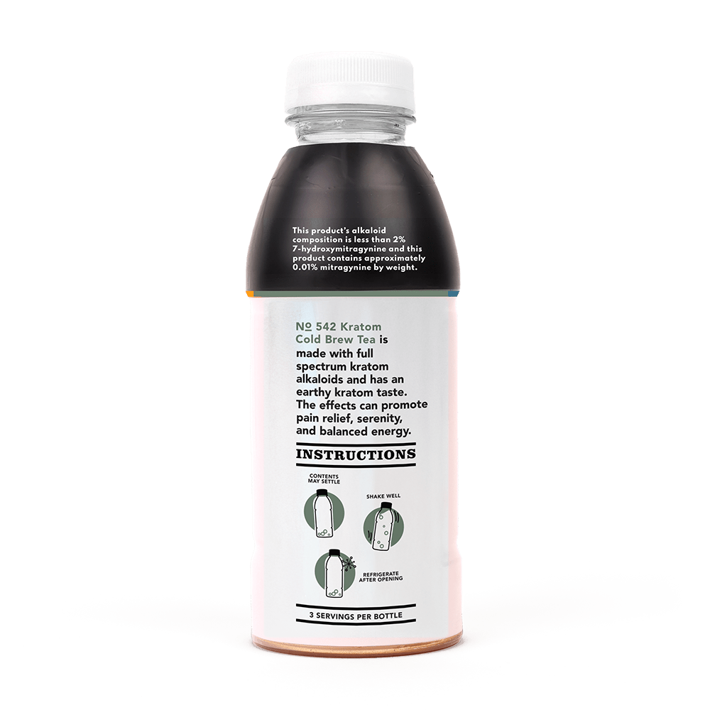No 542 Kratom Cold Brew Tea Green Maeng Da - Shop CBD Kratom