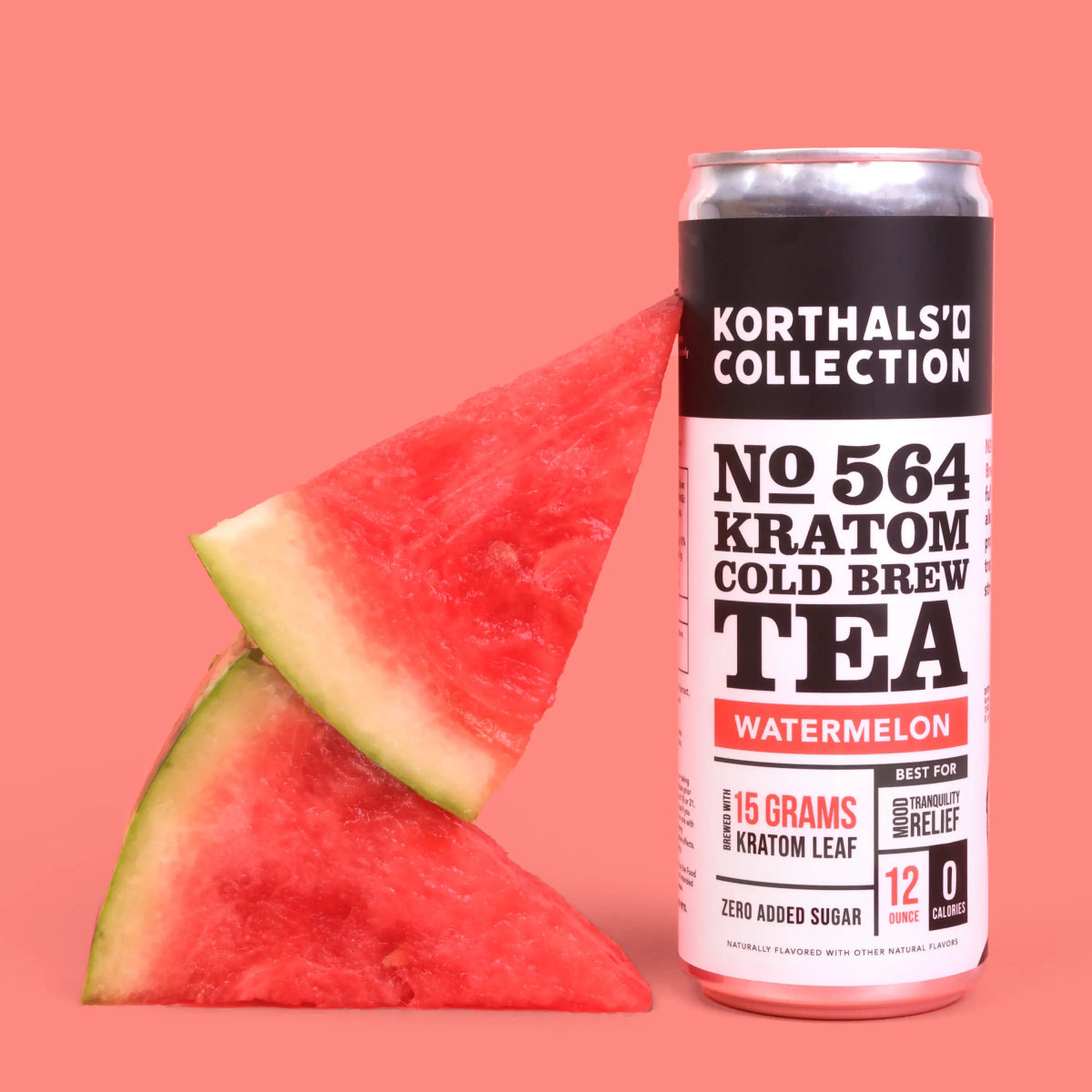 No. 564 Kratom Cold Brew Tea Watermelon 4 Pack