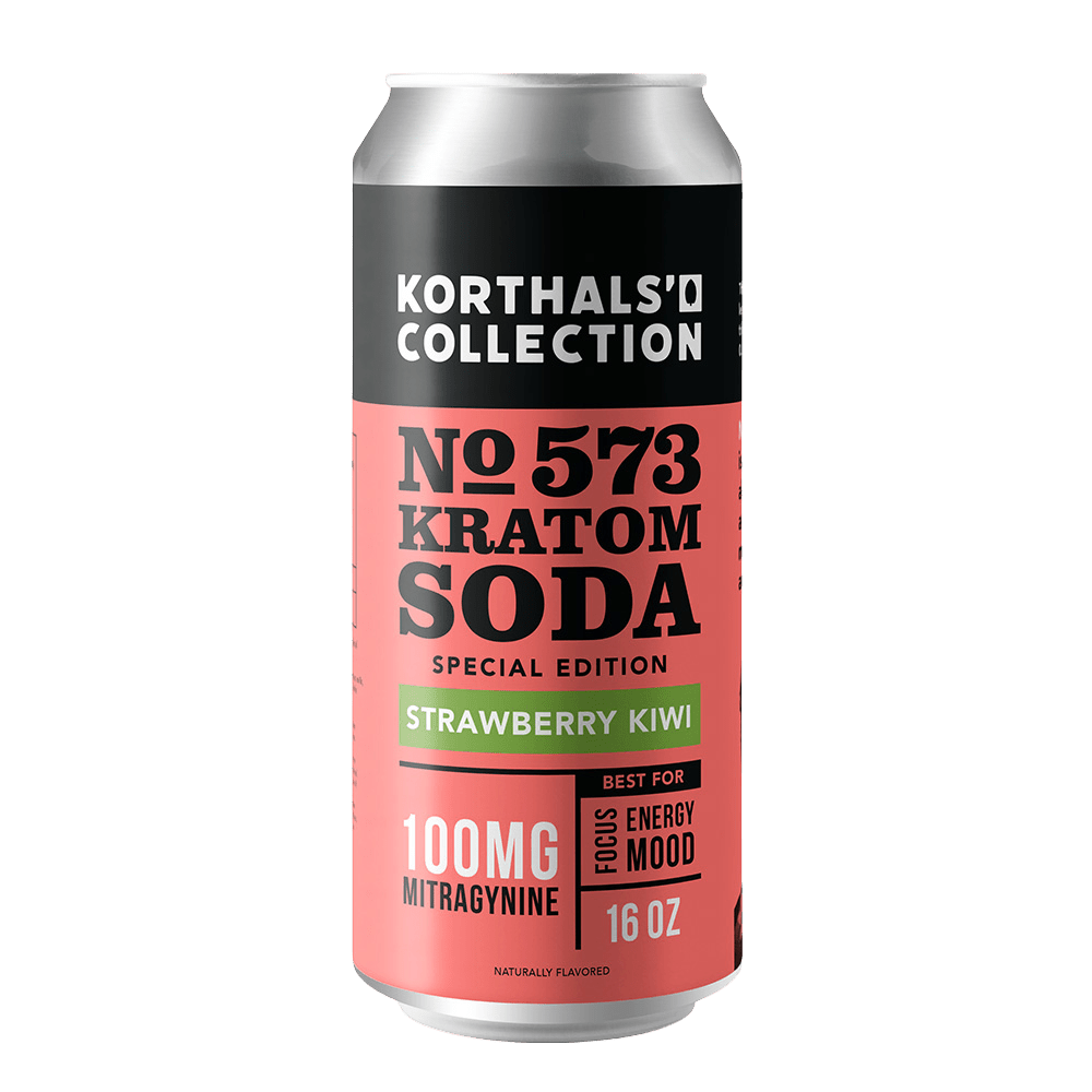 No. 573 Strawberry Kiwi 100mg Kratom Soda (Single Can) - Special Edition - Shop CBD Kratom
