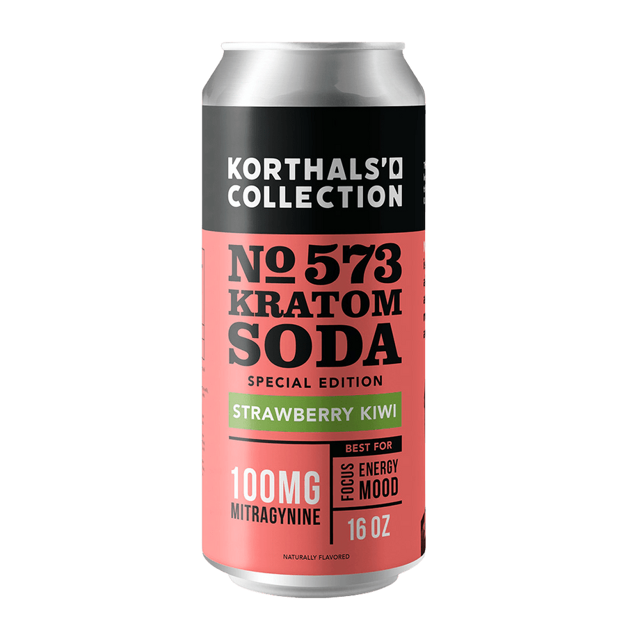 No. 573 Strawberry Kiwi 100mg Kratom Soda (Single Can) - Special Edition