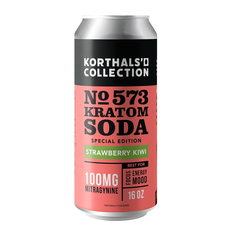 No. 573 Strawberry Kiwi 100mg Kratom Soda (Single Can) - Special Edition