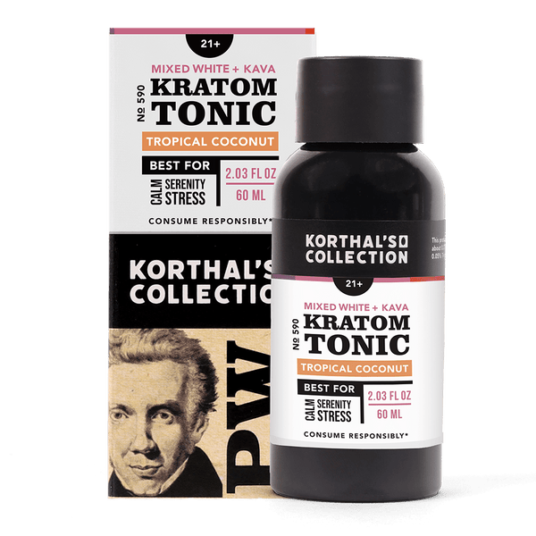 No. 590 Mixed White Kratom & Kava Tonic: Promote Wellness