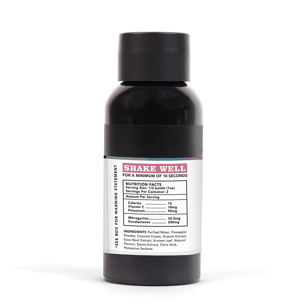No. 590 Mixed White Kratom & Kava Tonic