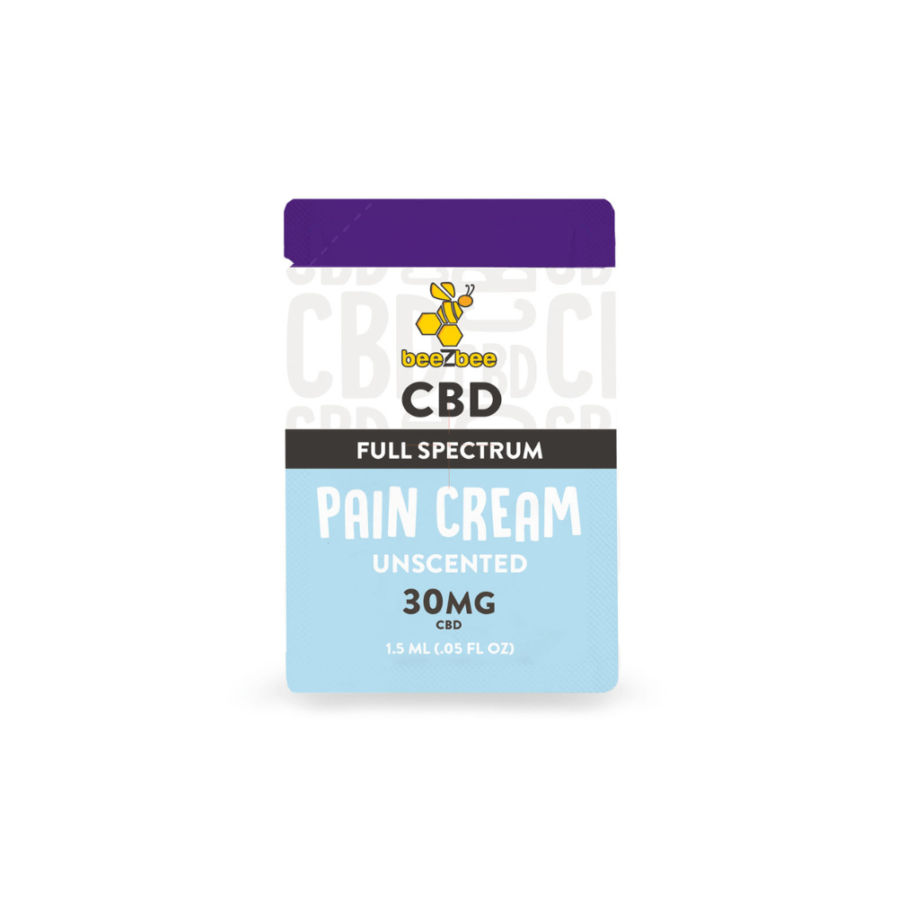 Single Serve CBD Pain Cream, Unscented
