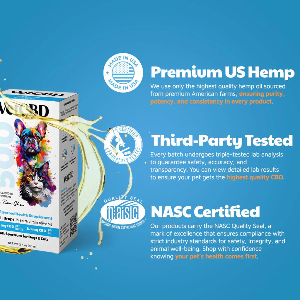 Standard Formula CBD Tincture for Dogs & Cats - Shop CBD Kratom