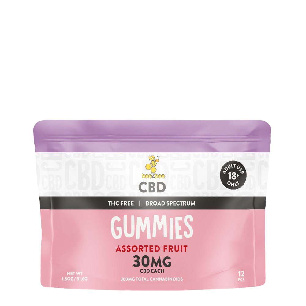 BZB THC Free CBD Gummies, 360mg
