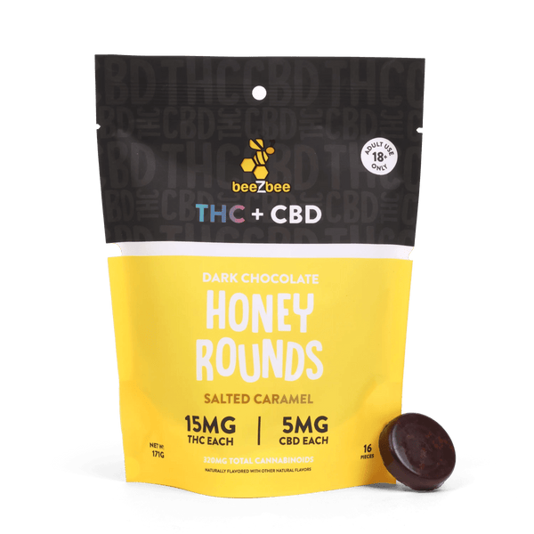 THC+CBD Dark Chocolate Honey Rounds