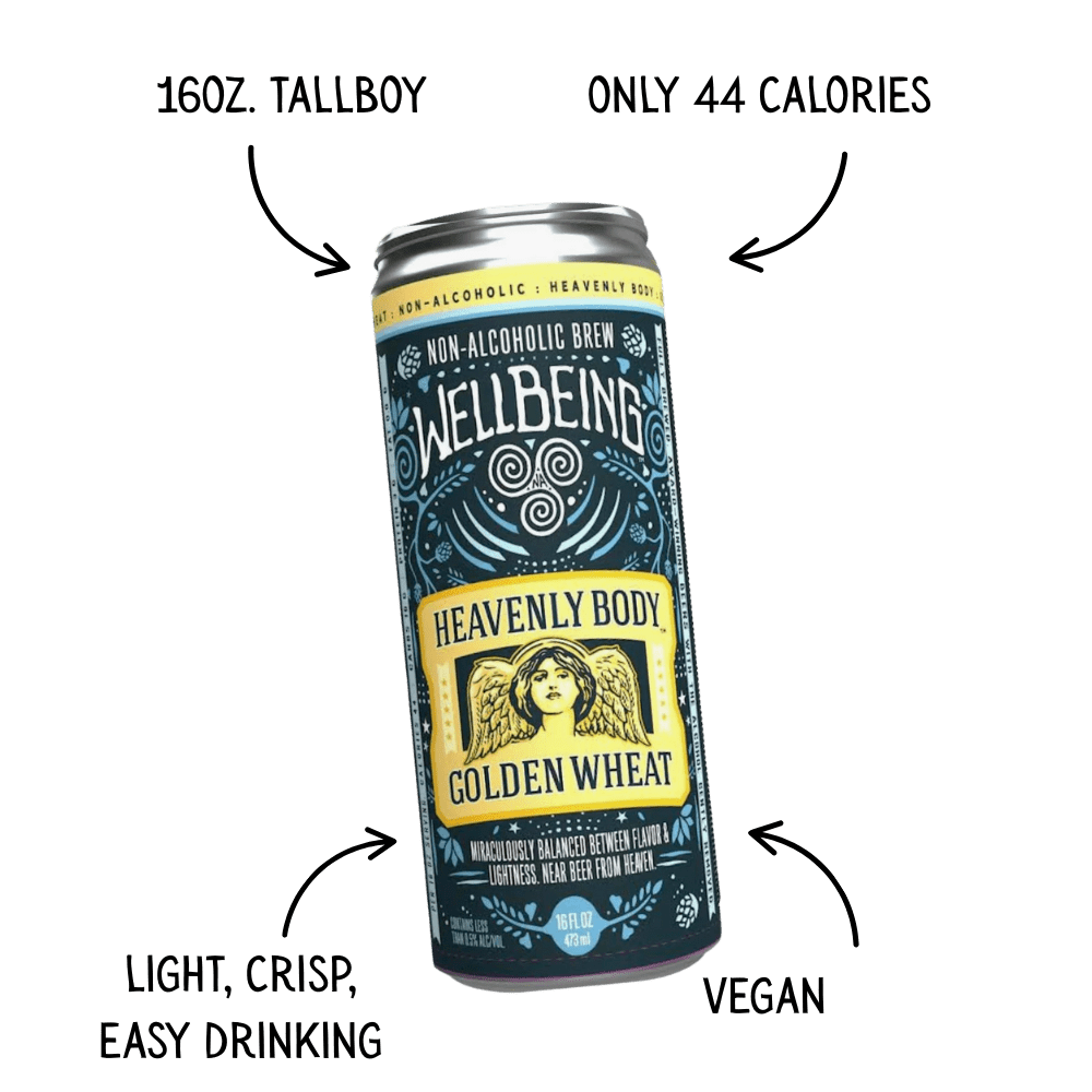 Wellbeing Heavenly Body Golden 16oz - Shop CBD Kratom