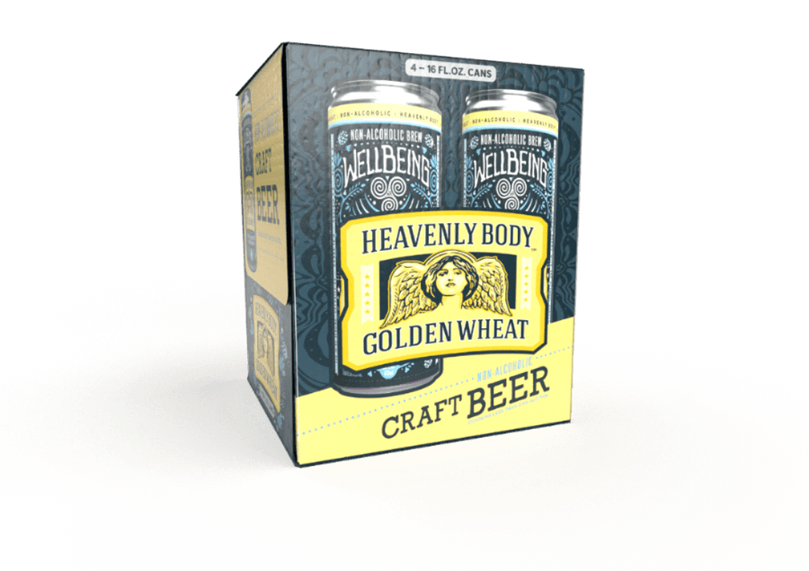 Wellbeing Heavenly Body Golden Wheat, 4 Pack