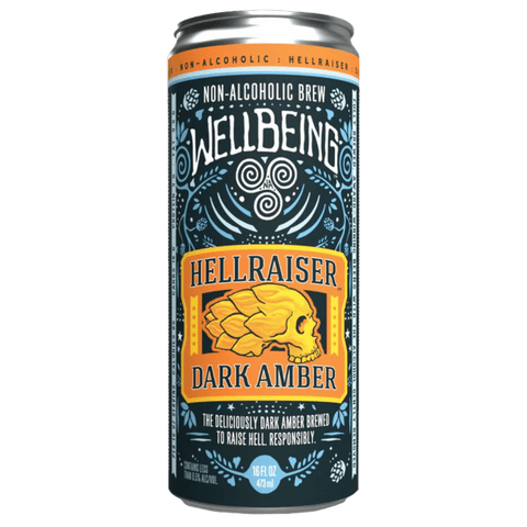 Wellbeing Hellraiser Dark Amber 16oz - Shop CBD Kratom
