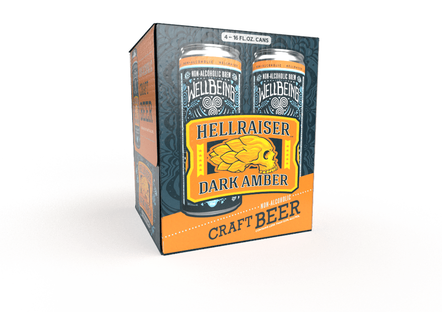 Wellbeing Hellraiser Dark Amber, 4 Pack