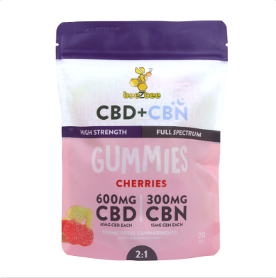 CBD+CBN Gummies, High Strength - CBD Kratom