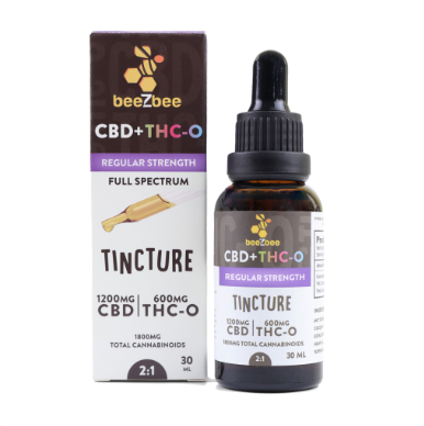 CBD+THC-O Tincture, Regular Strength