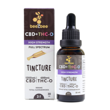 CBD+THC-O Tincture, High Strength